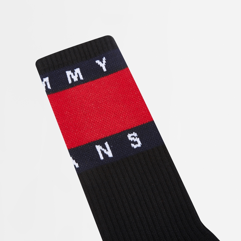 Мужские носки до середины икры 1 упаковка Tommy Hilfiger, черный — фото 3