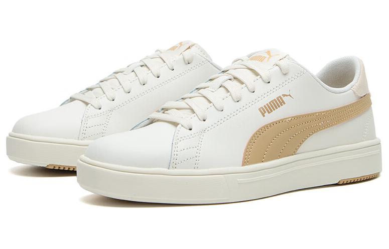PUMA Serve Pro Lite Low Top Unisex белые желтые скейтборд кроссовки, цвет White Yellow — фото 3