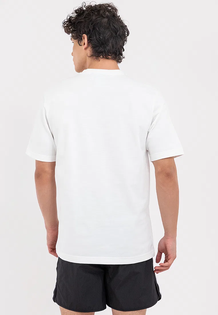 Футболка с принтом, короткий рукав, Graphic Tee Adidas, белый — фото 3