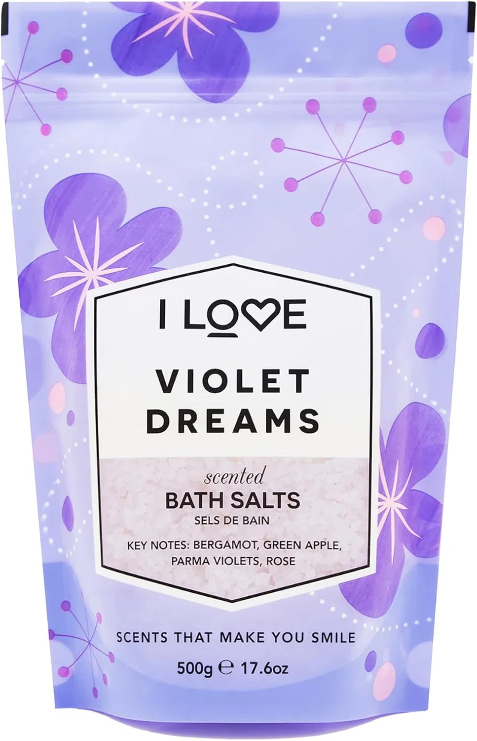 Ароматизированная соль для ванн I Love Violet Dreams I Love