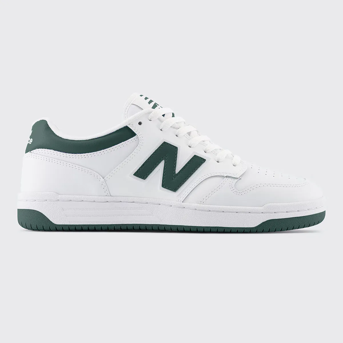 

BB480 New Balance мужские повседневные кроссовки, белый/зеленый