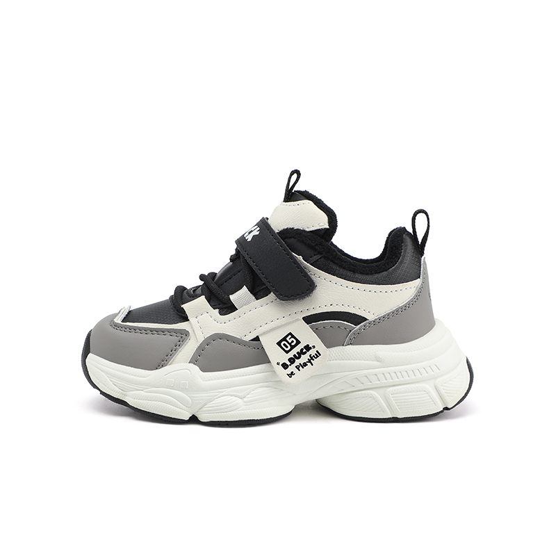 

B.Duck Желтые утиные легкие амортизирующие утепленные низкие детские повседневные кроссовки для детей 3-7 лет