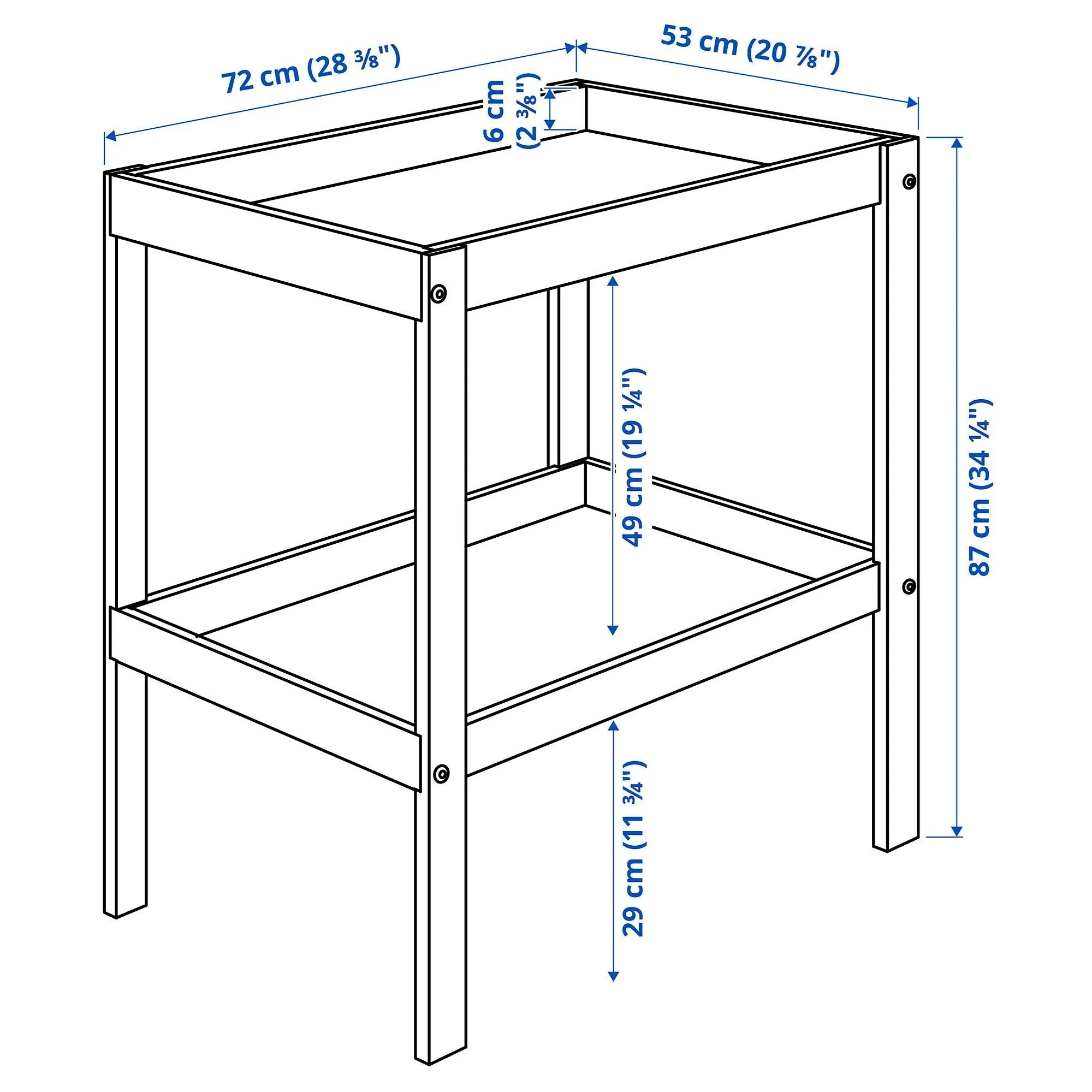 Комплект детской мебели, бук, 60х120 см, 2 шт. SNIGLAR IKEA — фото 4