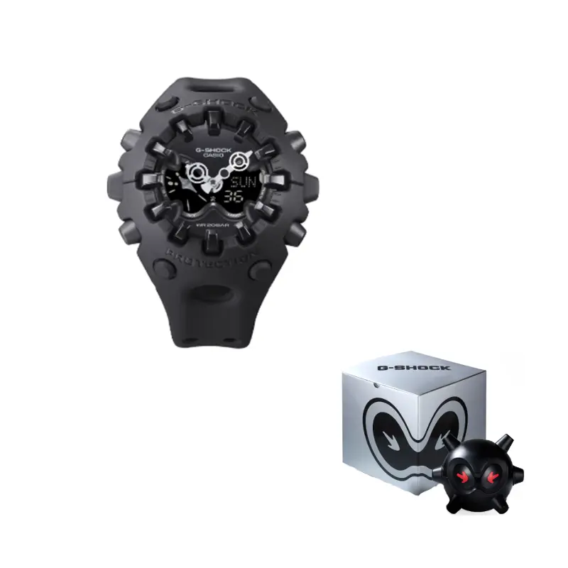 

CASIO Часы GA V01 Collection Quartz Movement Resin Strap Watch Unisex Black Dial, Black Dial