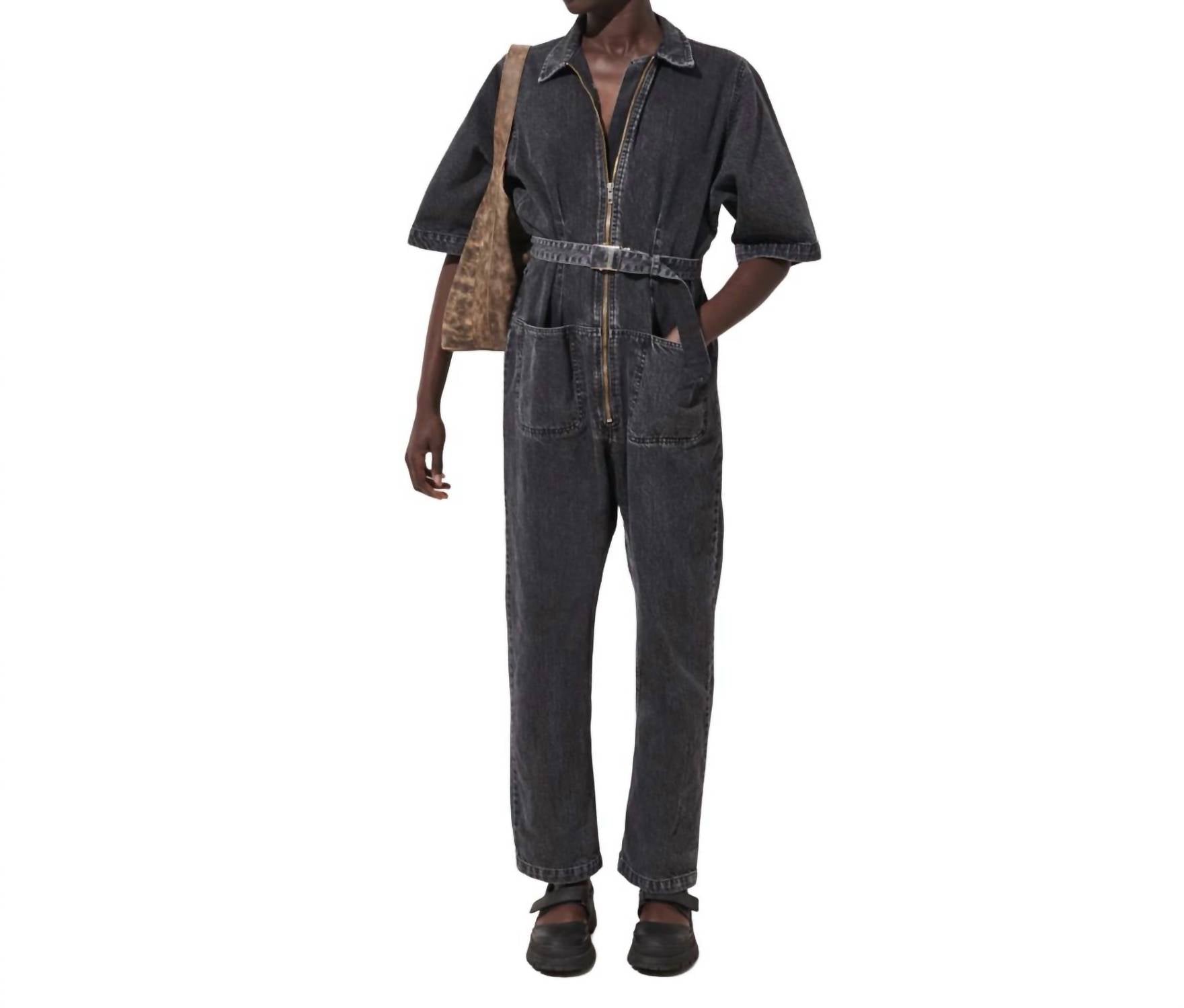 

Комбинезон Drill из серого денима RACHEL COMEY