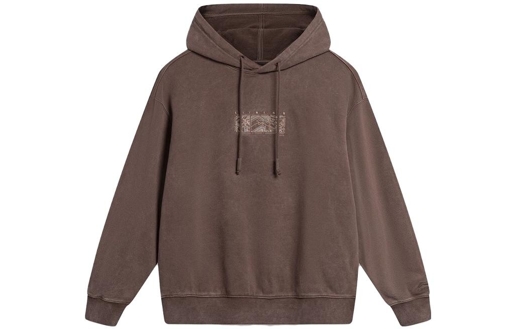 

Спортивная коллекция Life Толстовка мужская коричневая Lining, коричневый