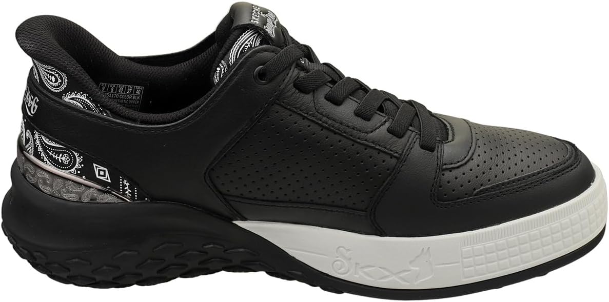 Мужские слипоны Skechers Skechers X Snoop Dogg Sizzle Snoop Sizzle Toke, черный — фото 4