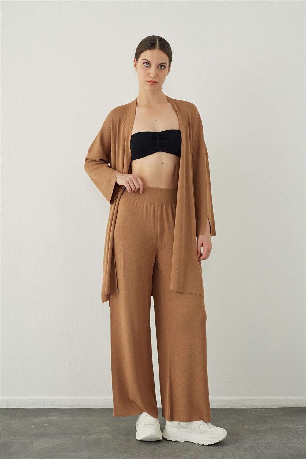 

Базовые трикотажные брюки Camel без рукавов Sherin