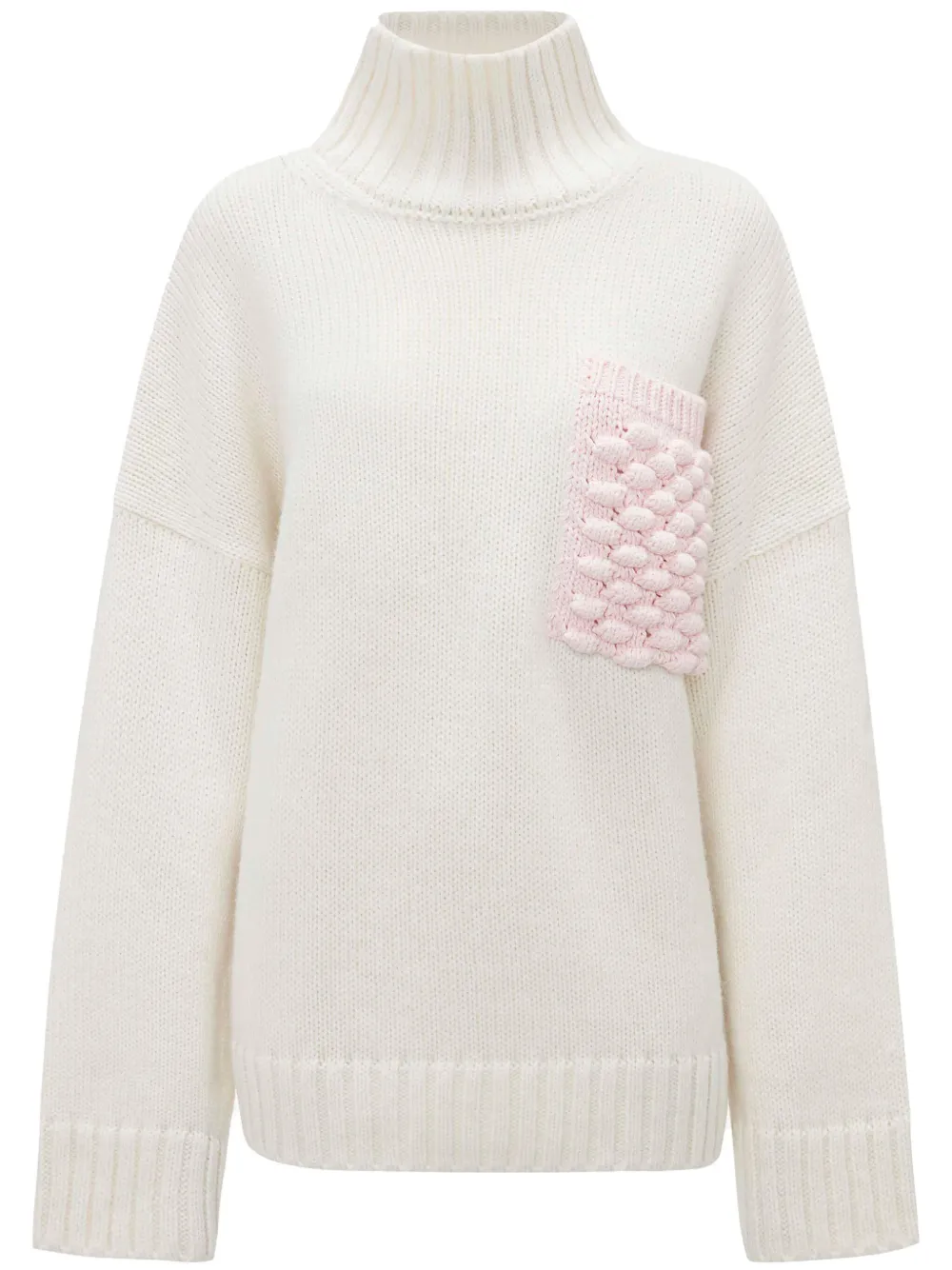 

Свитер с нашивкой JW ANDERSON, белый