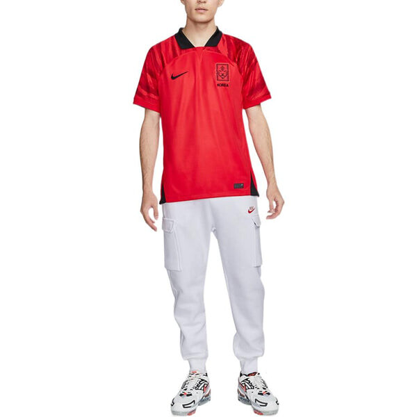 Футболка Nike Korea 2022/23 Stadium Home Nike Dri-FIT Soccer Jersey 'Red', красный — фото 3