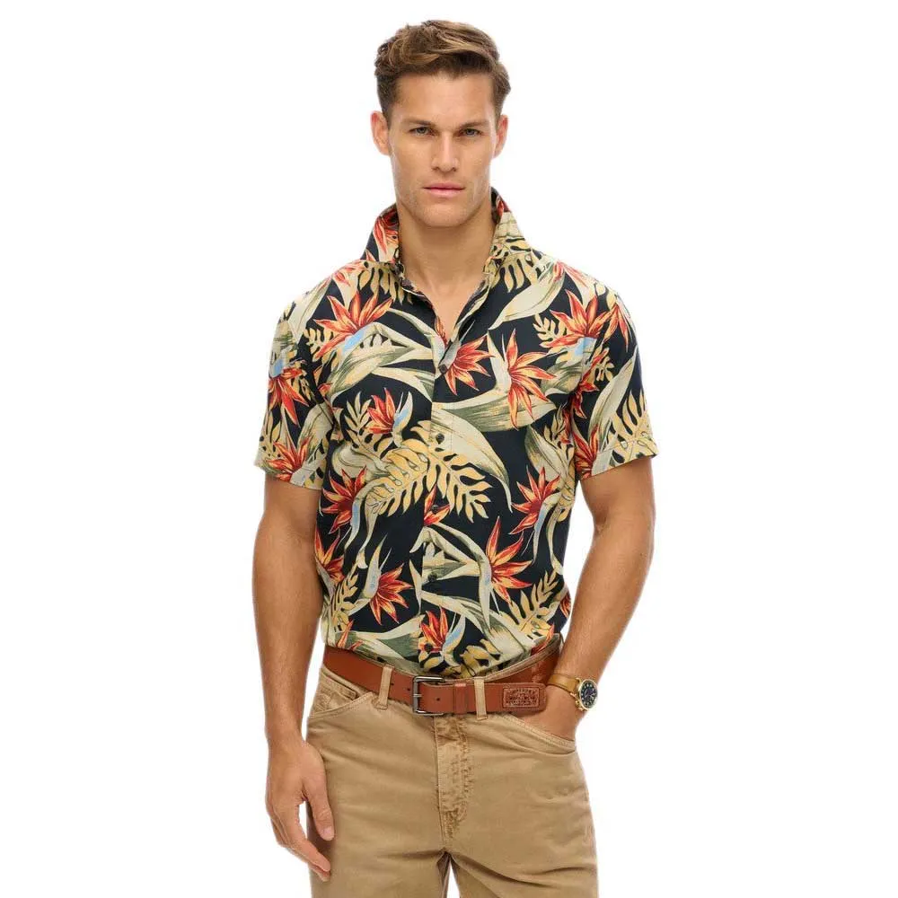 

Рубашка с коротким рукавом Superdry Hawaiian Print, разноцветный