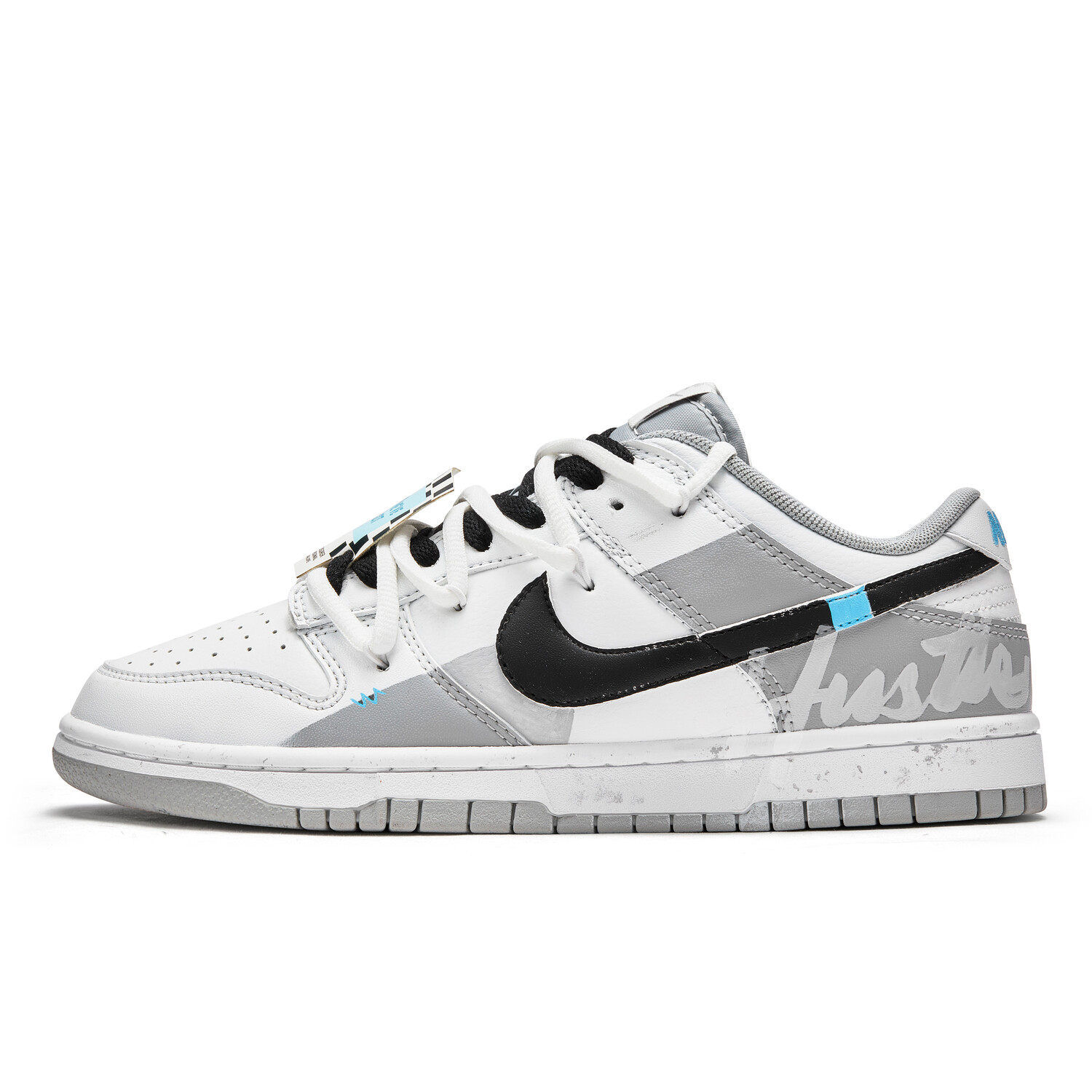 

Кроссовки Nike Dunk Skateboarding Shoes Women's Low-top Gray, серый