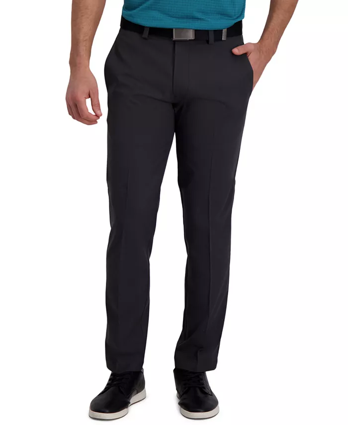 

Классические брюки Cool Right Performance Flex Straight Fit с плоской передней частью Haggar, серый