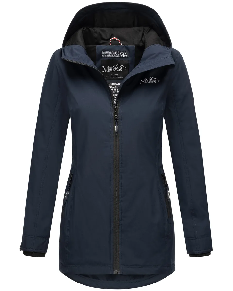 

Куртка Marikoo Outdoor "Honeyberry", спортивная переходная куртка с капюшоном, цвет морской волны