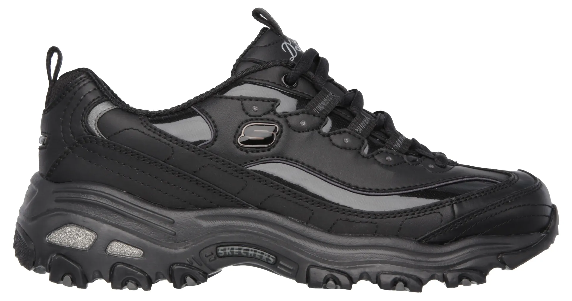 Кроссовки Skechers "D'Lites-Fresh Start", повседневная обувь, полуботинки, туфли на шнуровке с функциями Bio-Dri, черный — фото 3