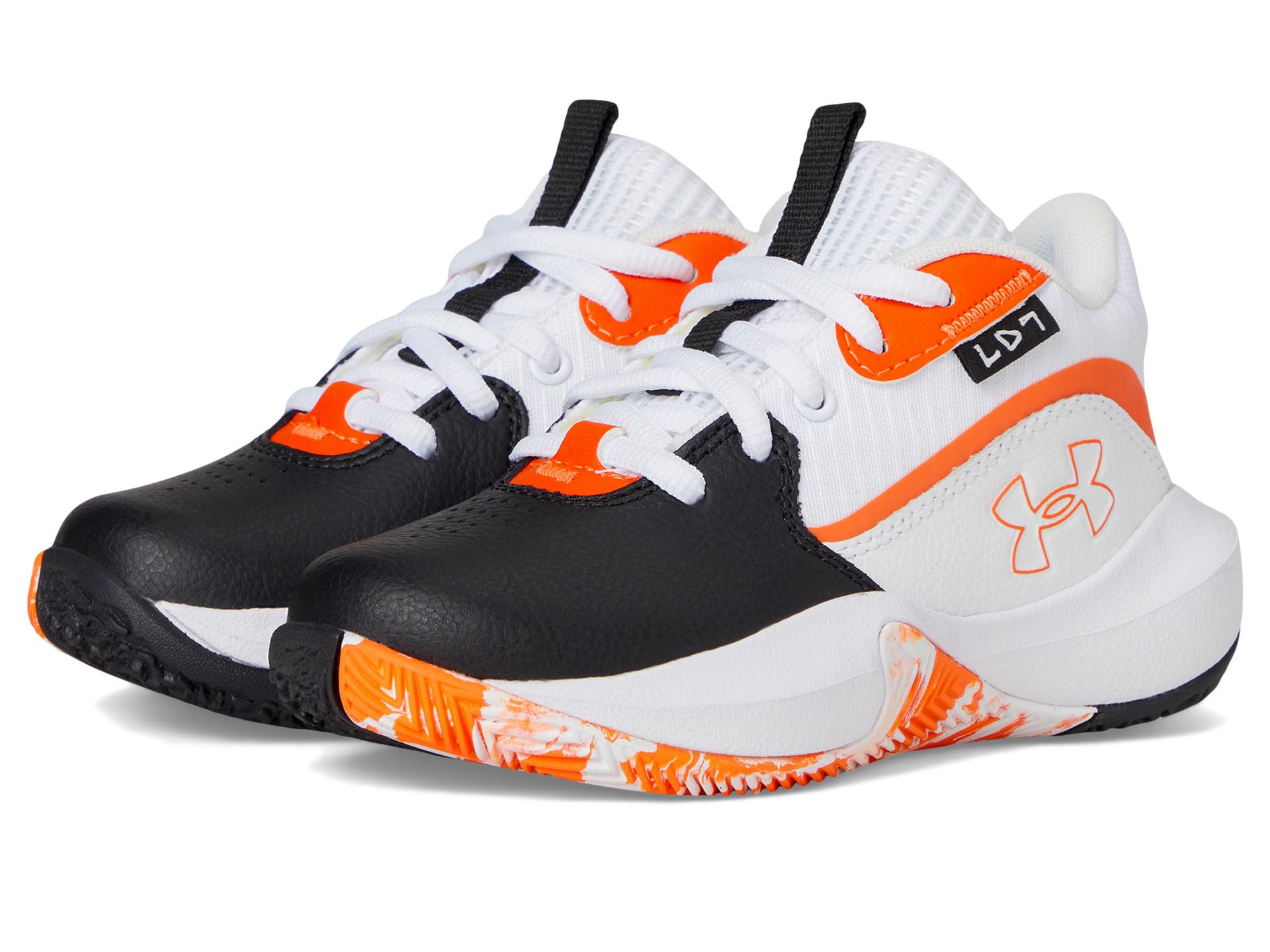 

Кроссовки Under Armour Kids Pre School Lockdown 7, Black/White/Ares Red