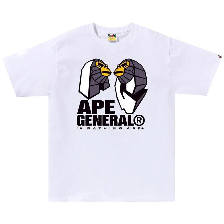 

Футболка BAPE Ape General 'White', белый