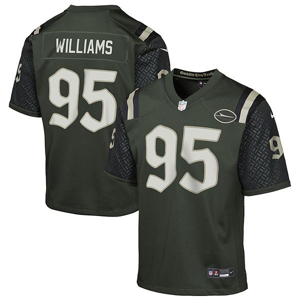 

Футболка New York Jets Youth Quinnen Williams Gotham Green 2025 Rivalries Collection Nike