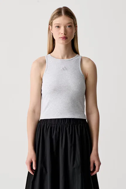 Топ tank top Adidas, серый