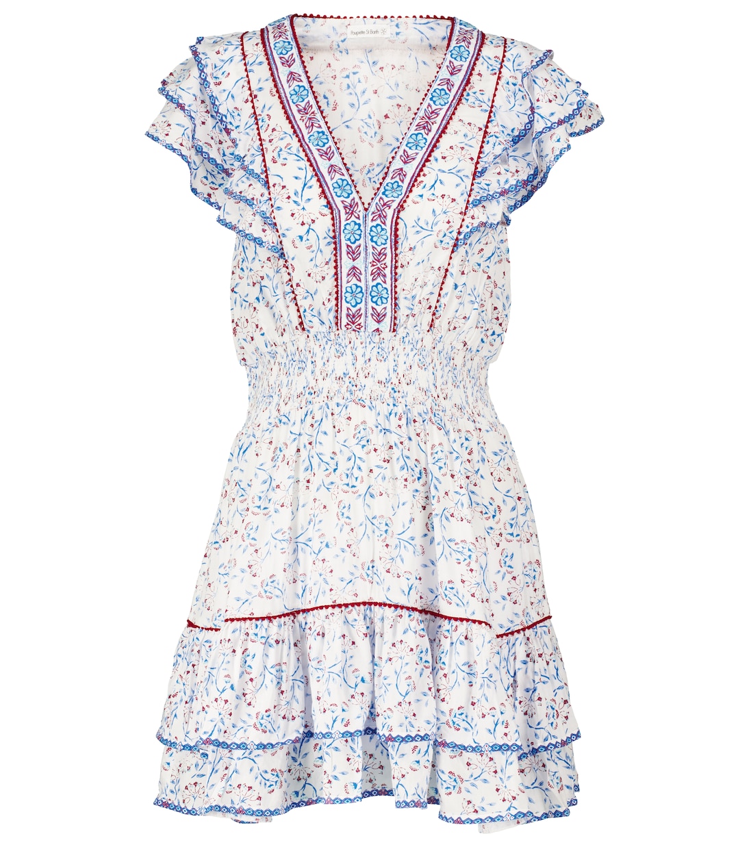 

Мини-платье Камила Poupette St Barth, Blue Cerise