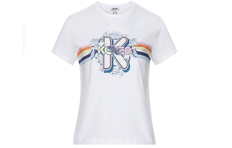 

Футболка женская белая Kenzo