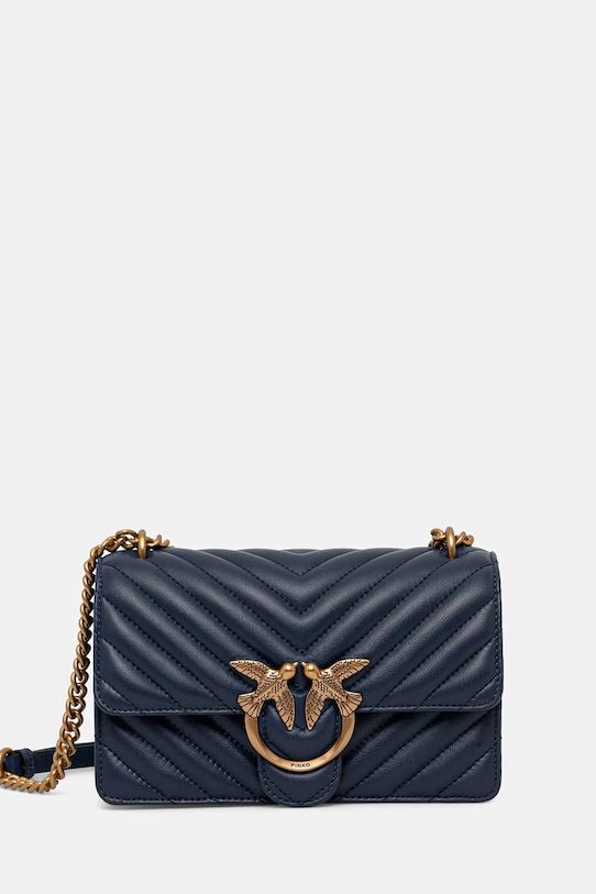 

Кожаная сумка Pinko, синий