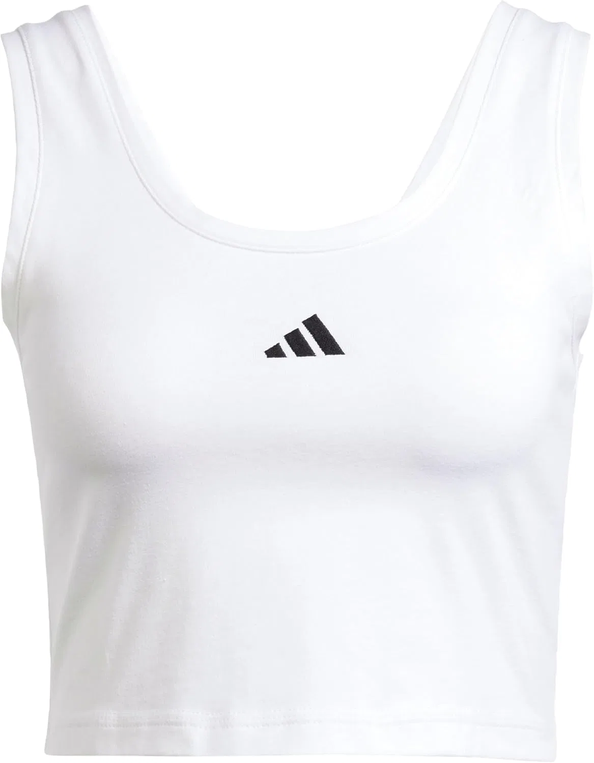 Женский топ-борцовка adidas, белый/черный