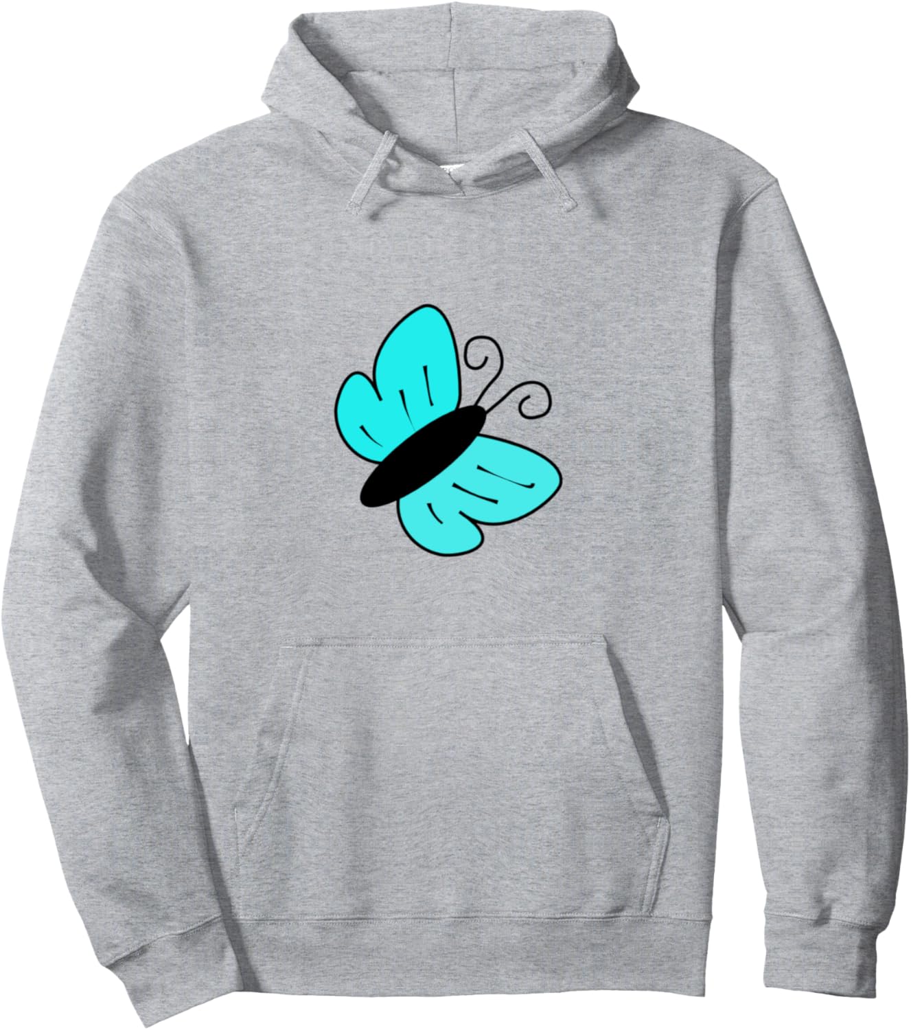 

Милая голубая бирюзовая толстовка с бабочками, серая Es Designs, Серый, Милая голубая бирюзовая толстовка с бабочками, серая Es Designs