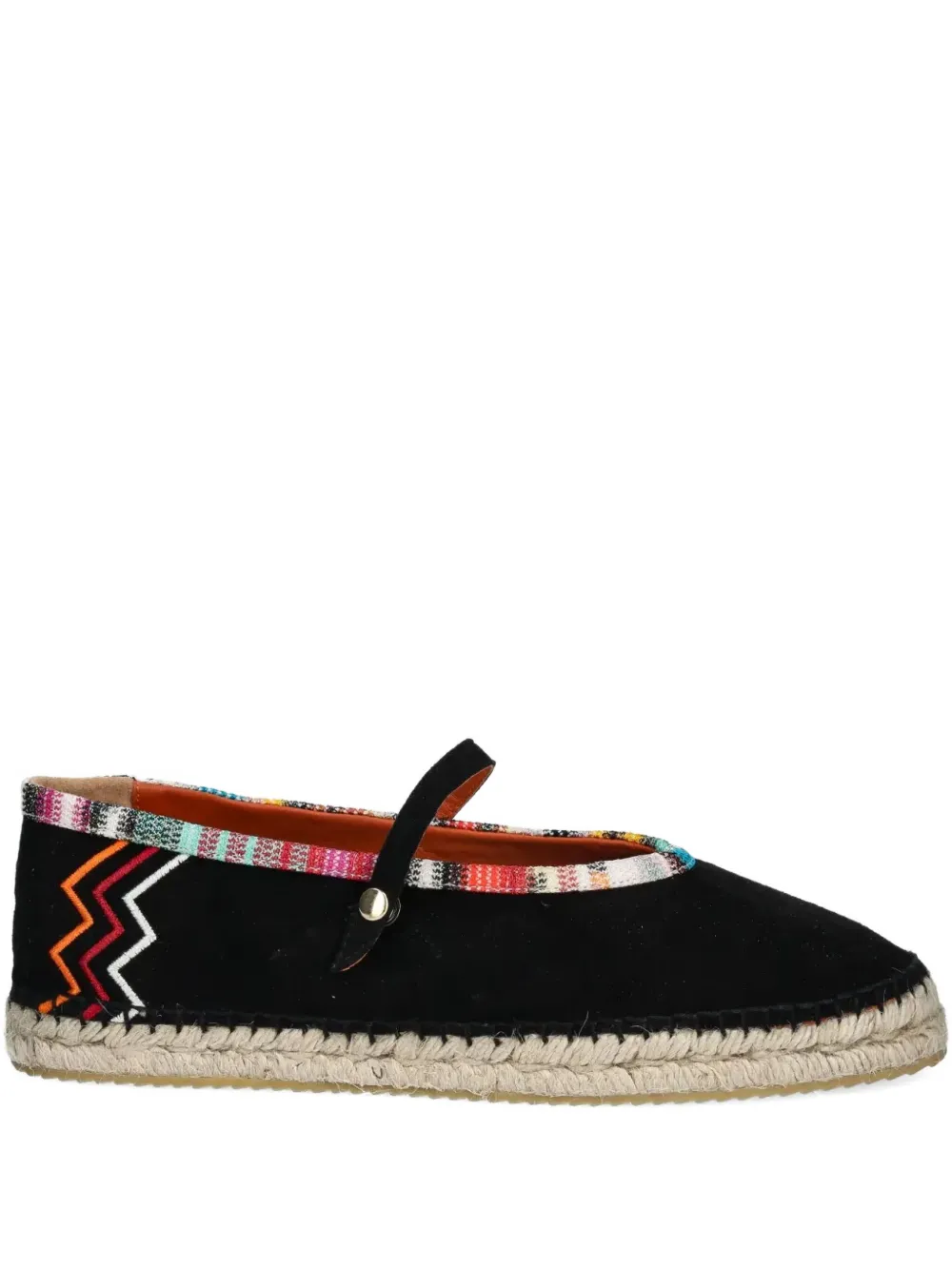Эспадрильи с зигзагообразным принтом Missoni, черный