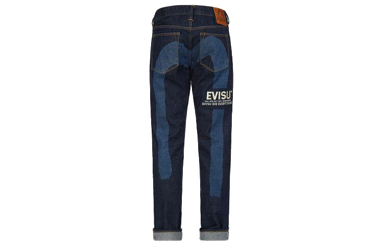 

Джинсы мужские деним синие Evisu, синий