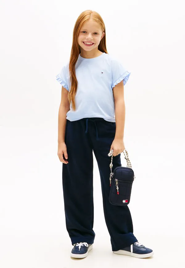 Базовая футболка свободного кроя с оборками на манжетах. Tommy Hilfiger, Sweet Blue — фото 2