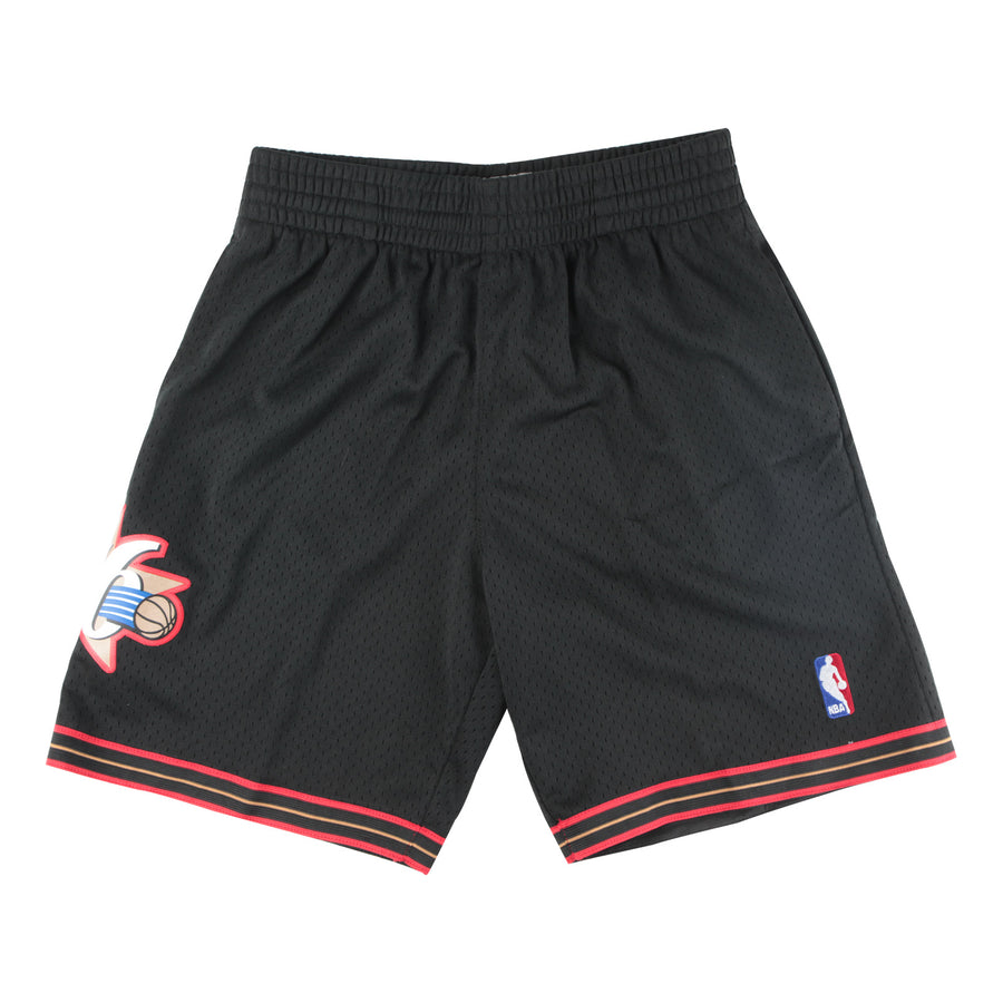 

Спортивные шорты Mitchell & Ness NBA Swingman Shorts Philadelphia 76ers Road 2000-01 'Black', черный