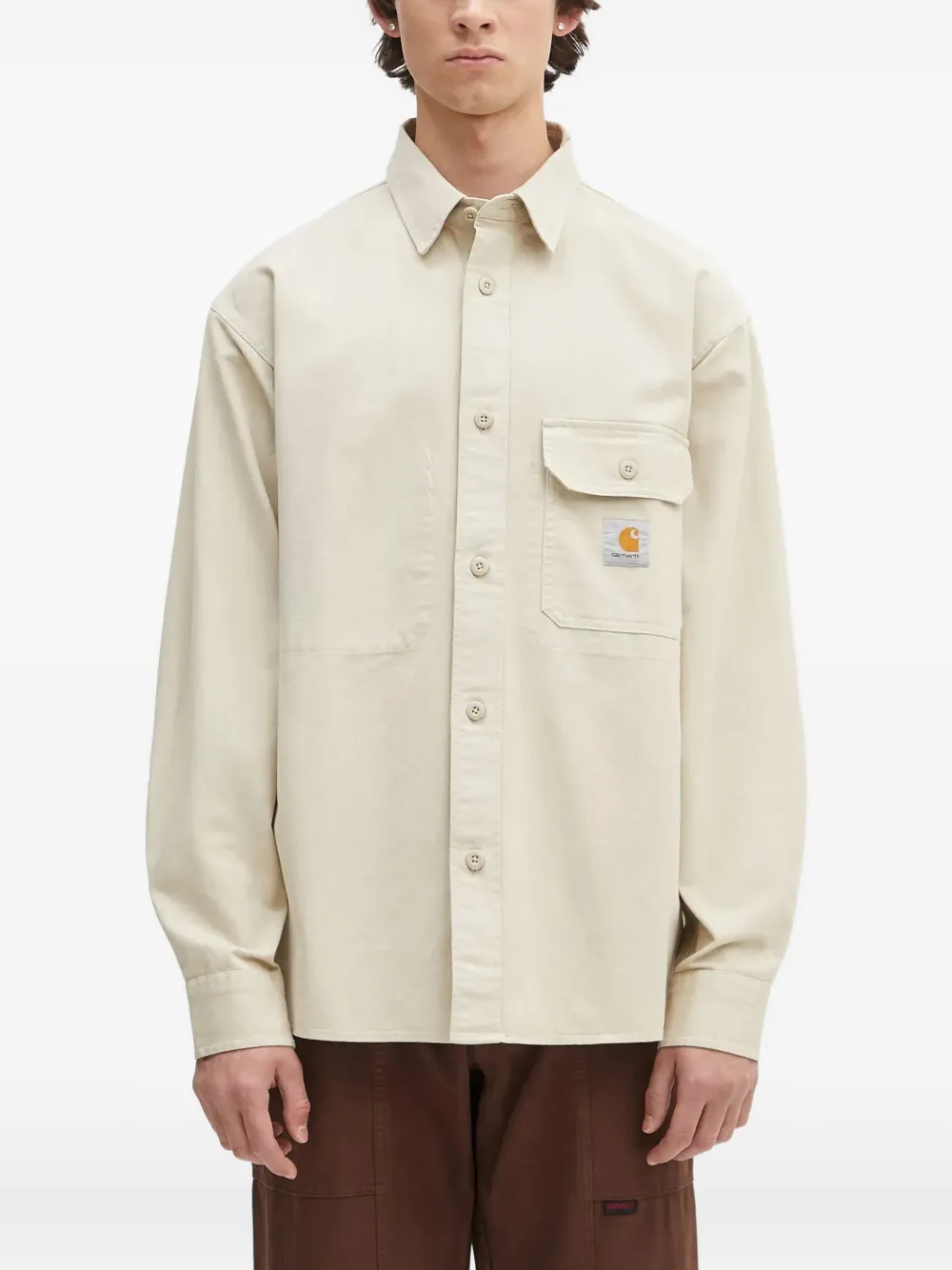

Рубашка Reno с карманом CARHARTT WIP, нейтральный