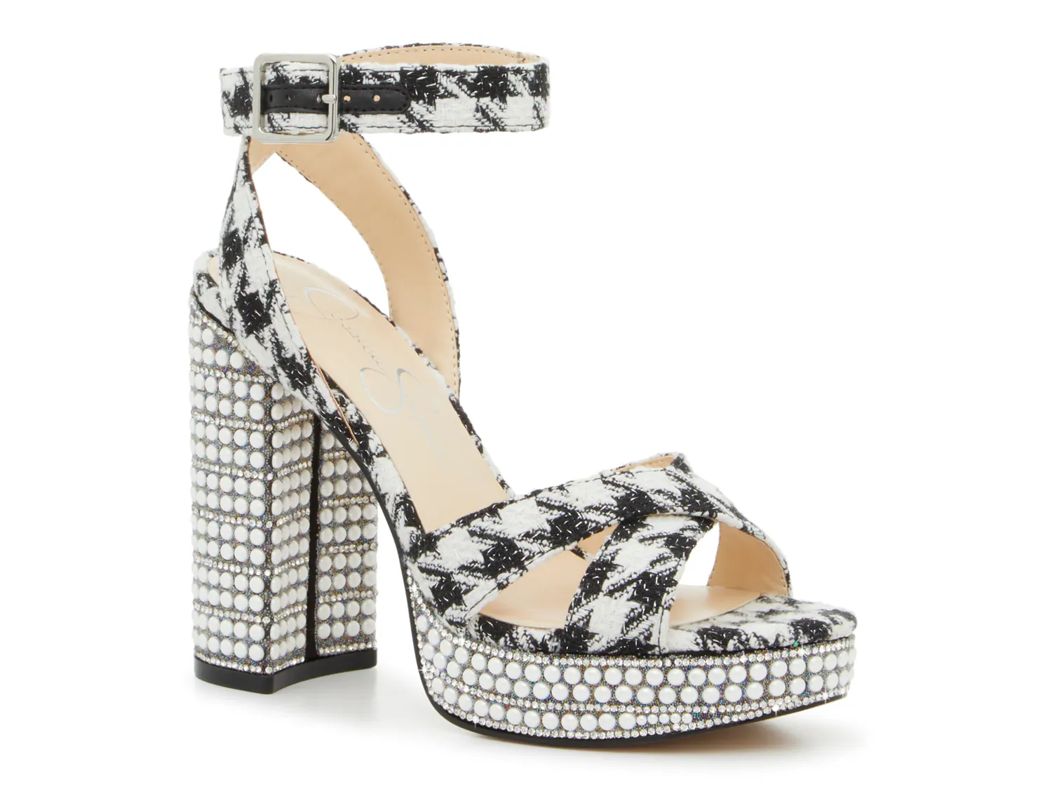 Сандалии Nemura Platform Sandal Jessica Simpson, белый/черный