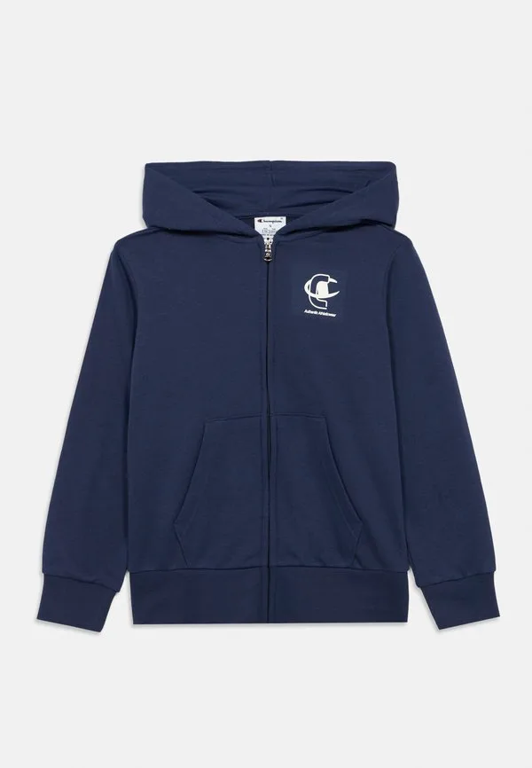 Толстовка на молнии с графическим принтом Champion, Dark Blue