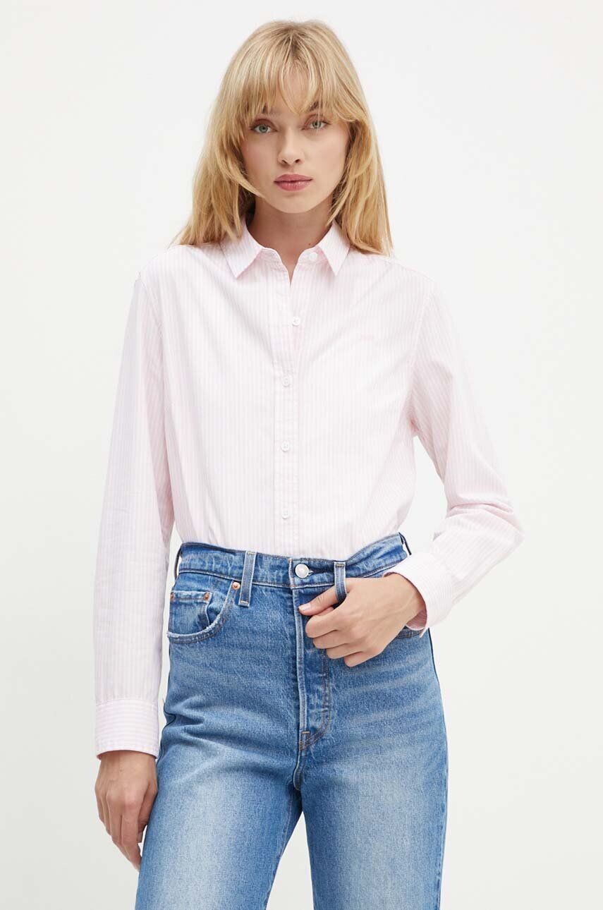 

Хлопковая рубашка Levi's, розовый