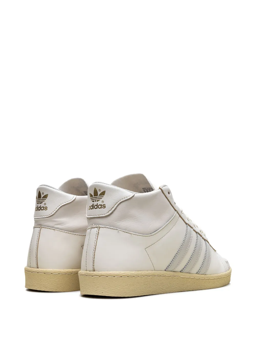 Кроссовки Jabbar Hi "Off White/Orbit Grey" Adidas, белый — фото 3