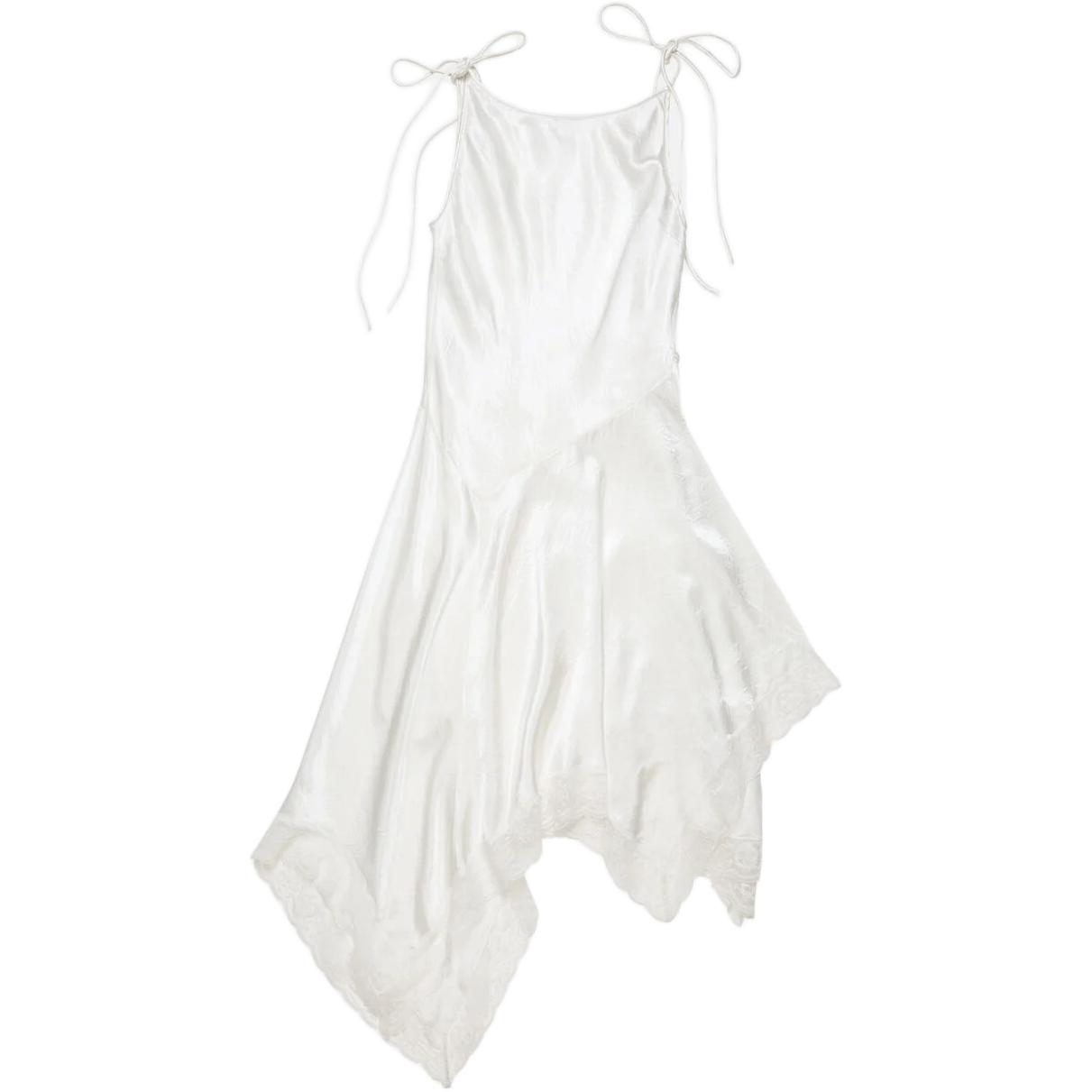 

Платье-комбинация FW25 для женщин Acne Studios, белый