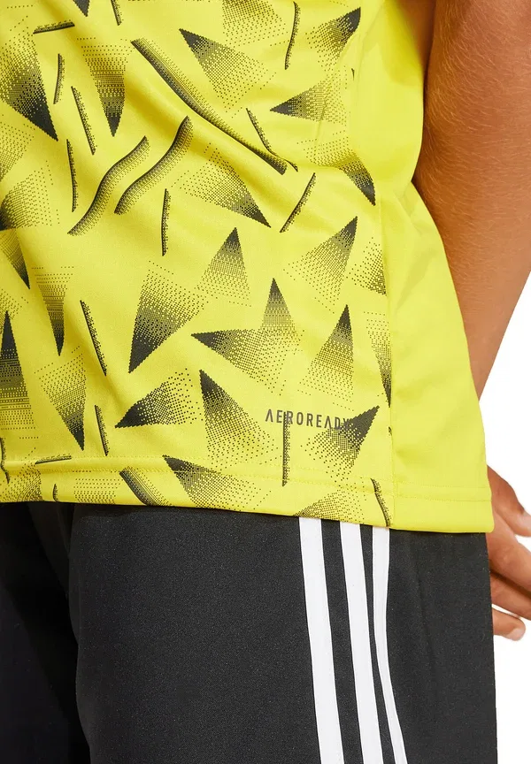 Футболка спортивная Adidas Performance, желто-черная — фото 3