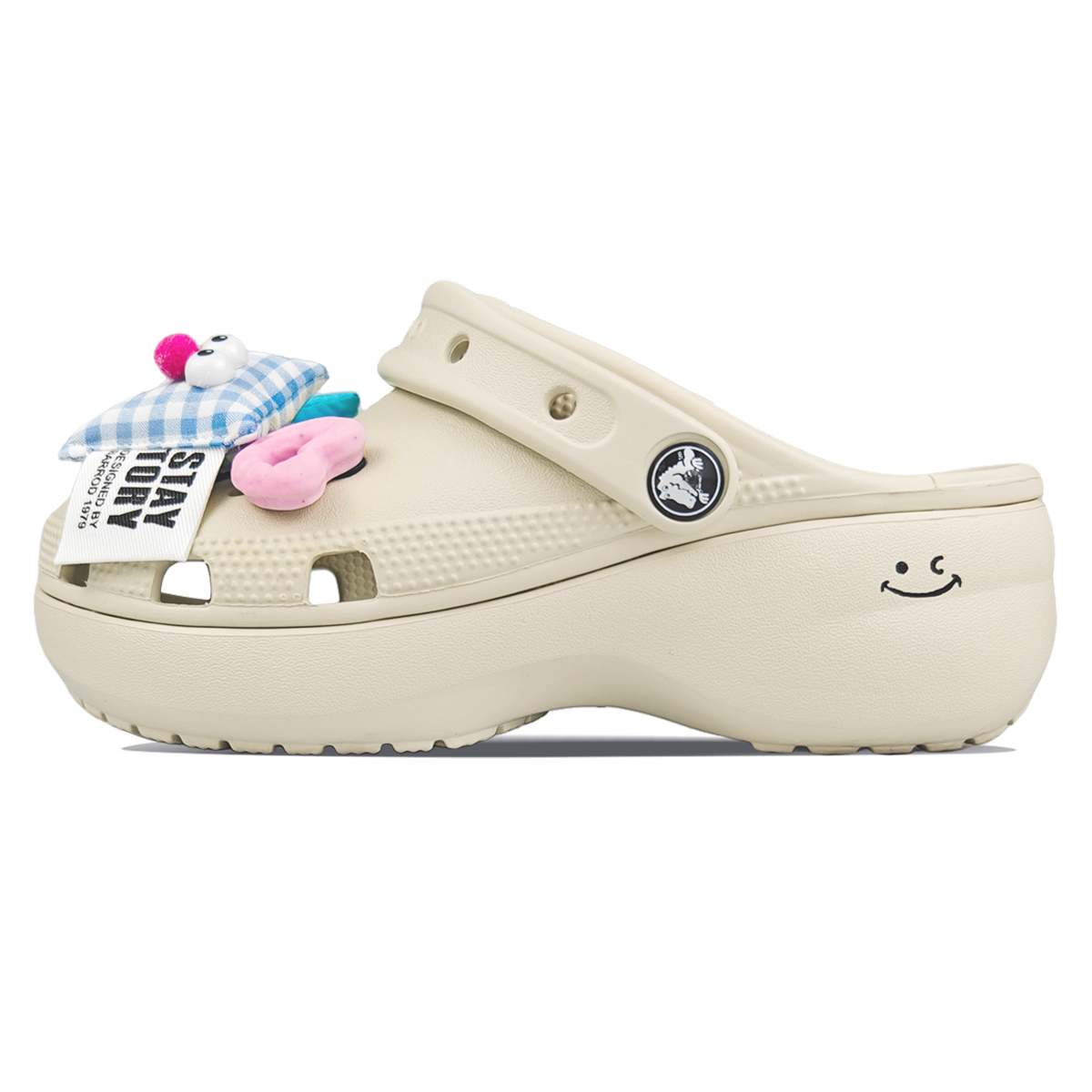 Crocs Классические платформенные клоги BNK Pillow Party женские белые, цвет Pillow Party