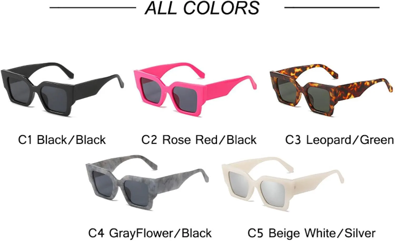 

Солнцезащитные очки с защитой от УФ-излучения UV400 | Легкая оправа | Для женщин и мужчин | Для занятий спортом на открытом воздухе и вождения DSVIGF, Black-black