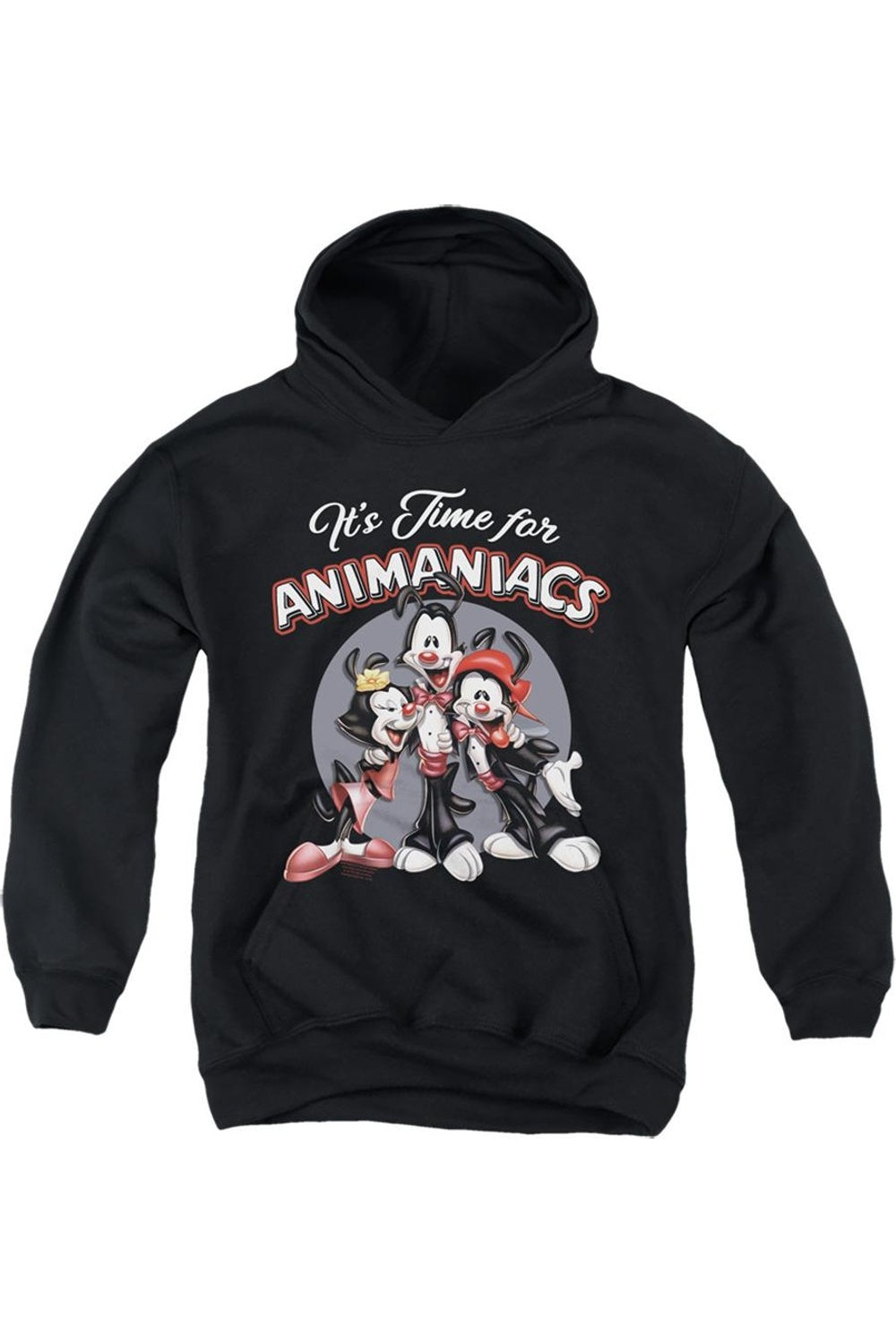 

Толстовка с капюшоном Animaniacs "Пора молодости" Gildan, черный