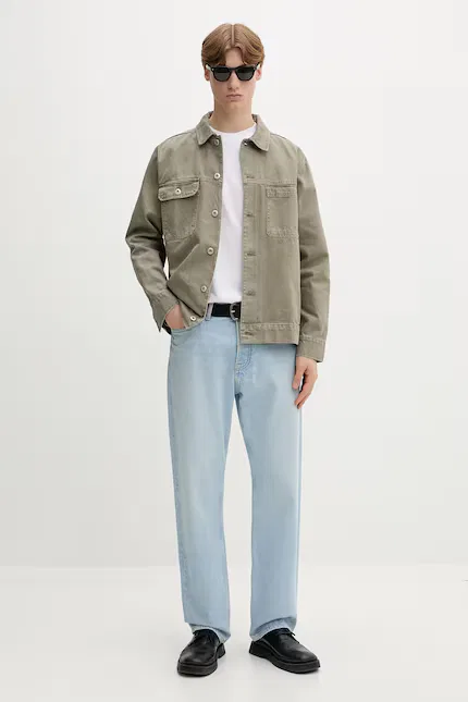 Футболка из мягкого хлопка Levi's, бежевая — фото 2