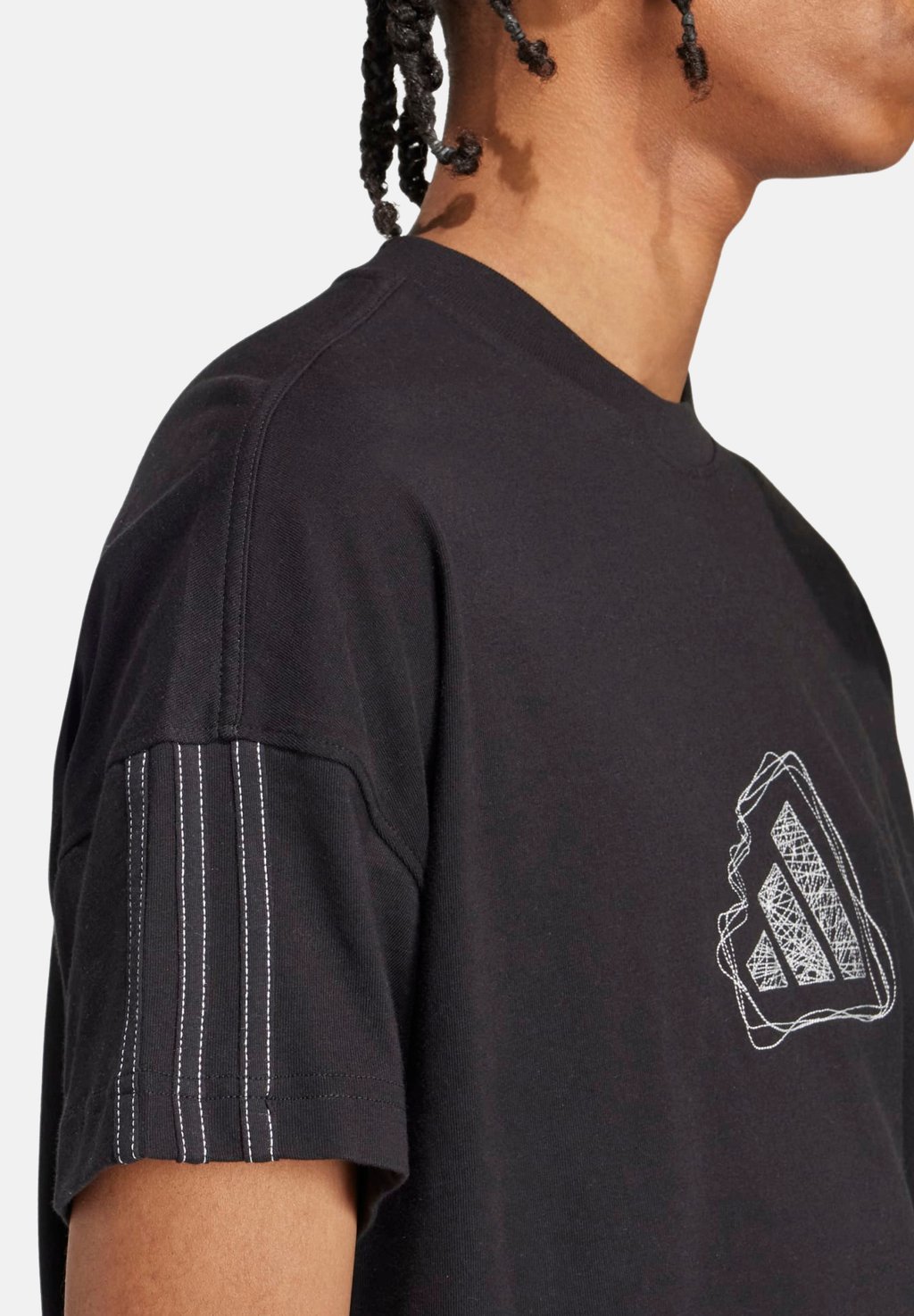 

Спортивная футболка DE MANGA CORTA ALL SZN GRAPHIC SEASONAL adidas Performance, черный