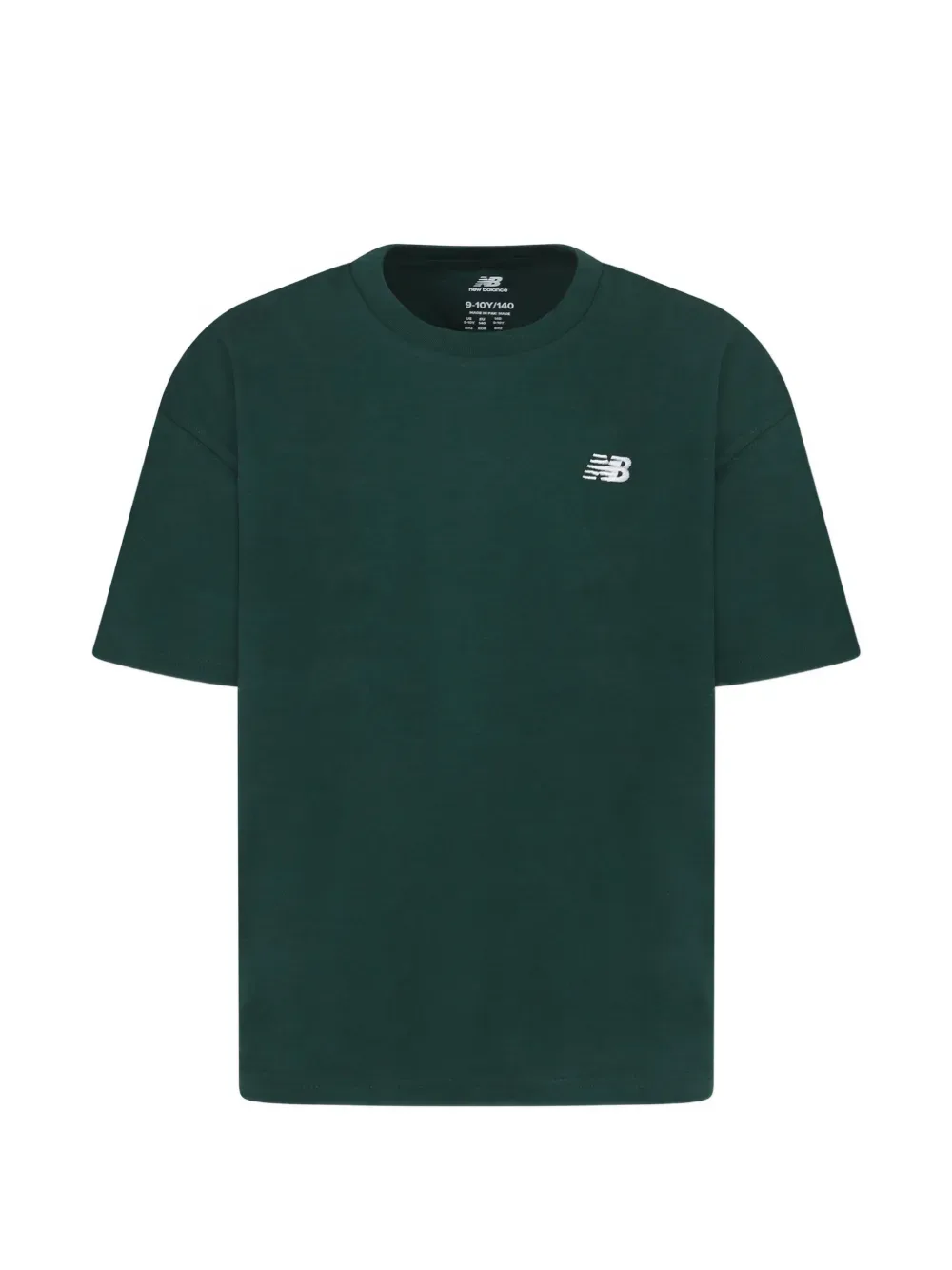 Футболка с короткими рукавами и логотипом New Balance Kids, зеленый