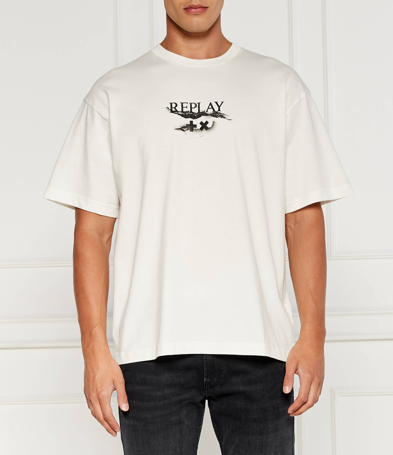 

Футболка Replay Oversize fit, белый