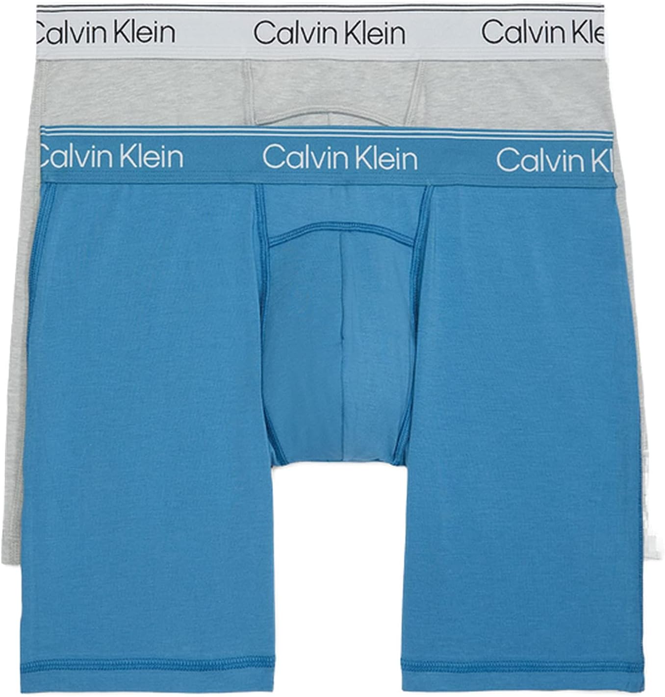 

Комплект из двух трусов-боксеров Calvin Klein Men Athletic Active - эксклюзивно на Amazon, Midnight, Athletic Grey Heather