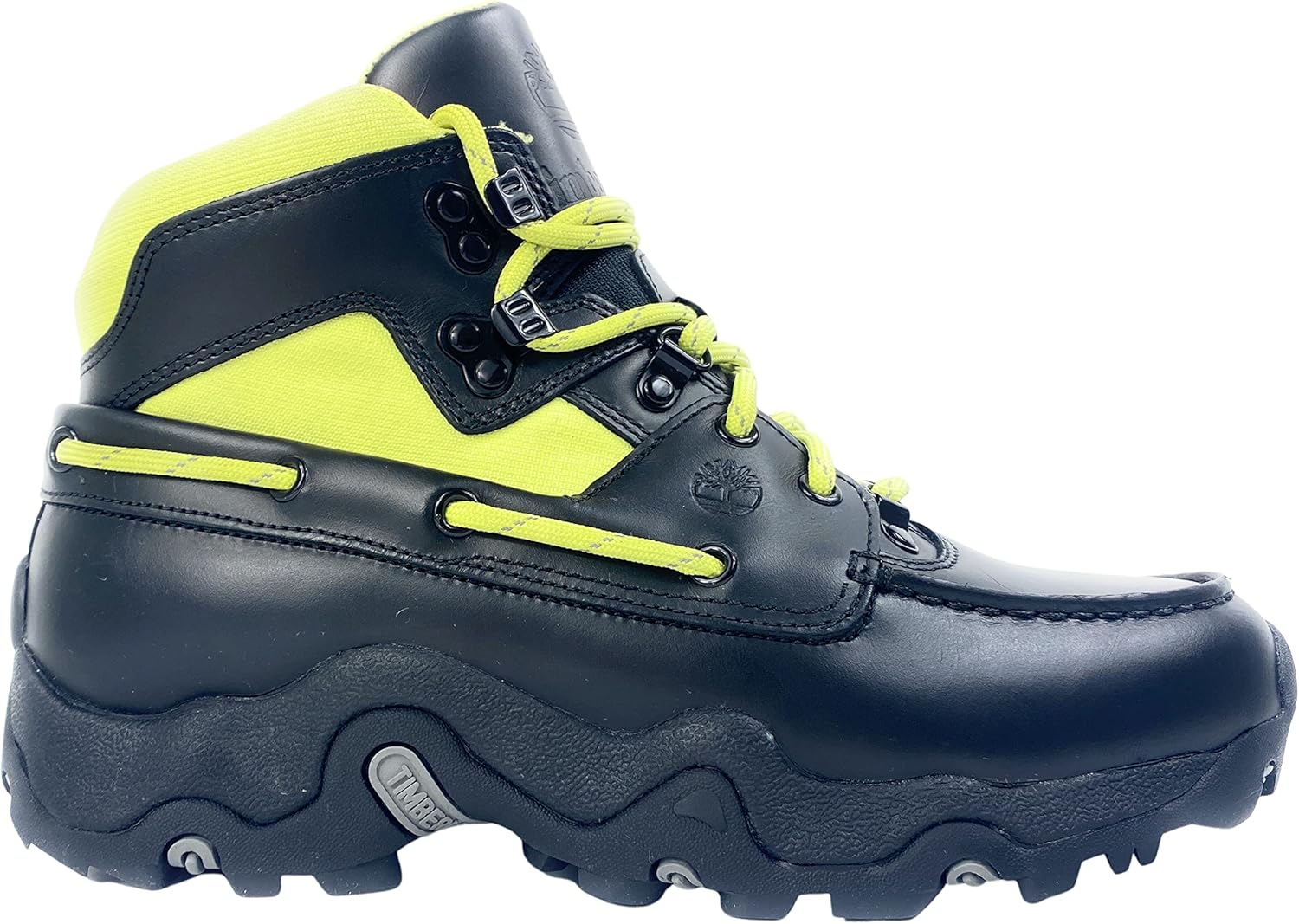Мужские походные ботинки Timberland Chukka из черной цельной кожи — фото 2