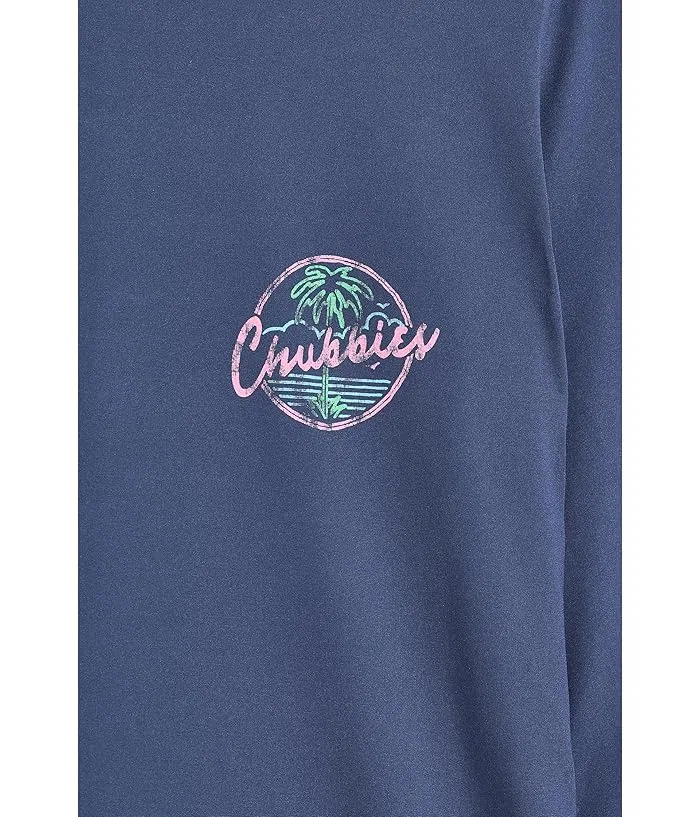 Футболка с принтом The Night Never Sleeps Sun Shirt Chubbies Kids, Navy Blue/Graphic Print — фото 3