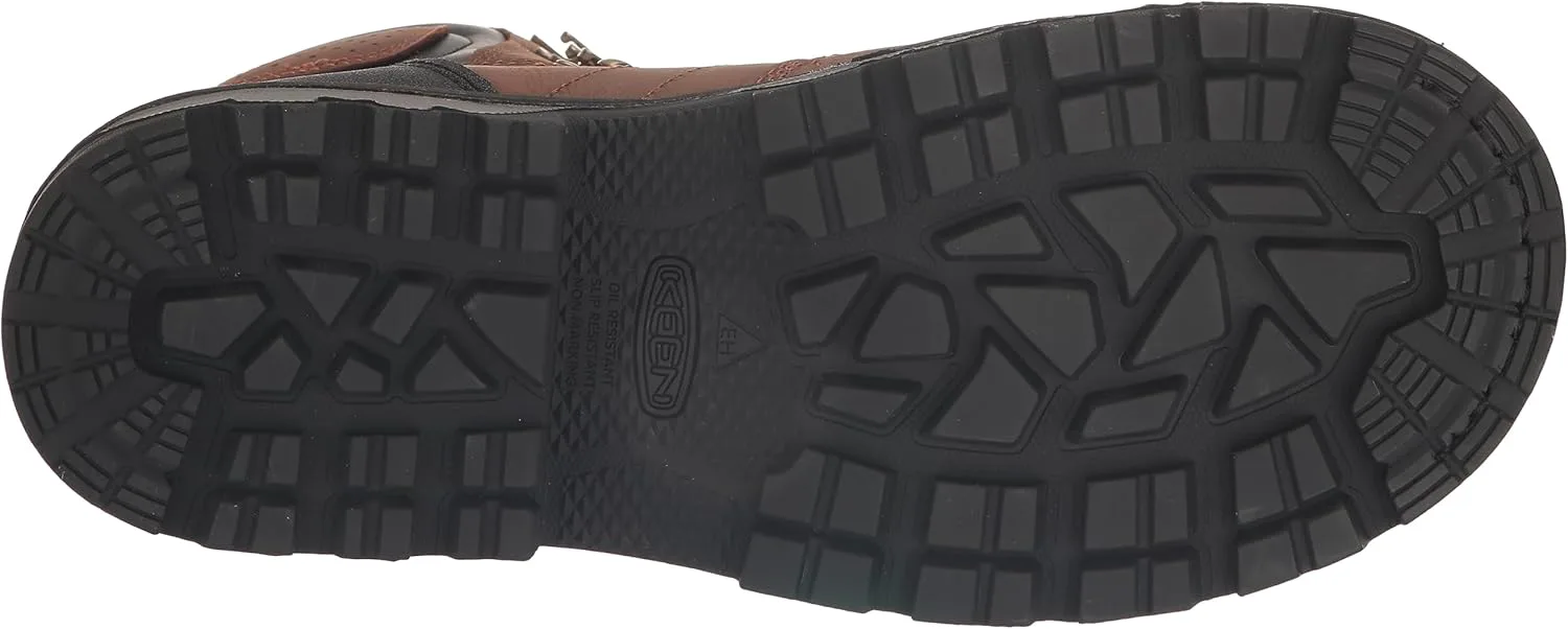 

Мужские рабочие ботинки KEEN Utility Camden с композитным носком, водонепроницаемые, повышенной прочности, 8 дюймов, коричневый/черный